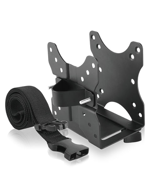 ICY BOX IB-MSA102-VM, Zubehör für Monitorständer mit VESA 75x75 und 100x100, Halterung für MiniPC/Mediaplayer/Mac mini®, Stahl