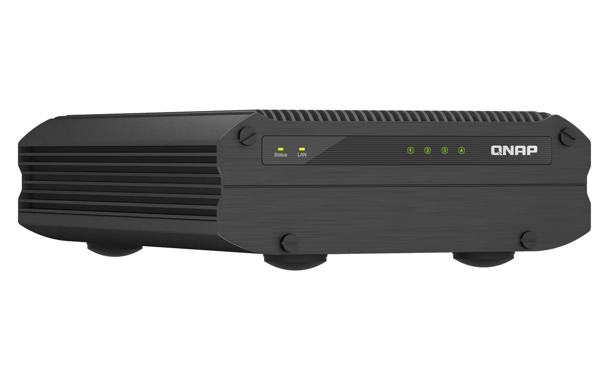 QNAP TS-I410X NAS Tower Intel Atom® x6425E 8 GB 0 TB QNAP QTS Schwarz