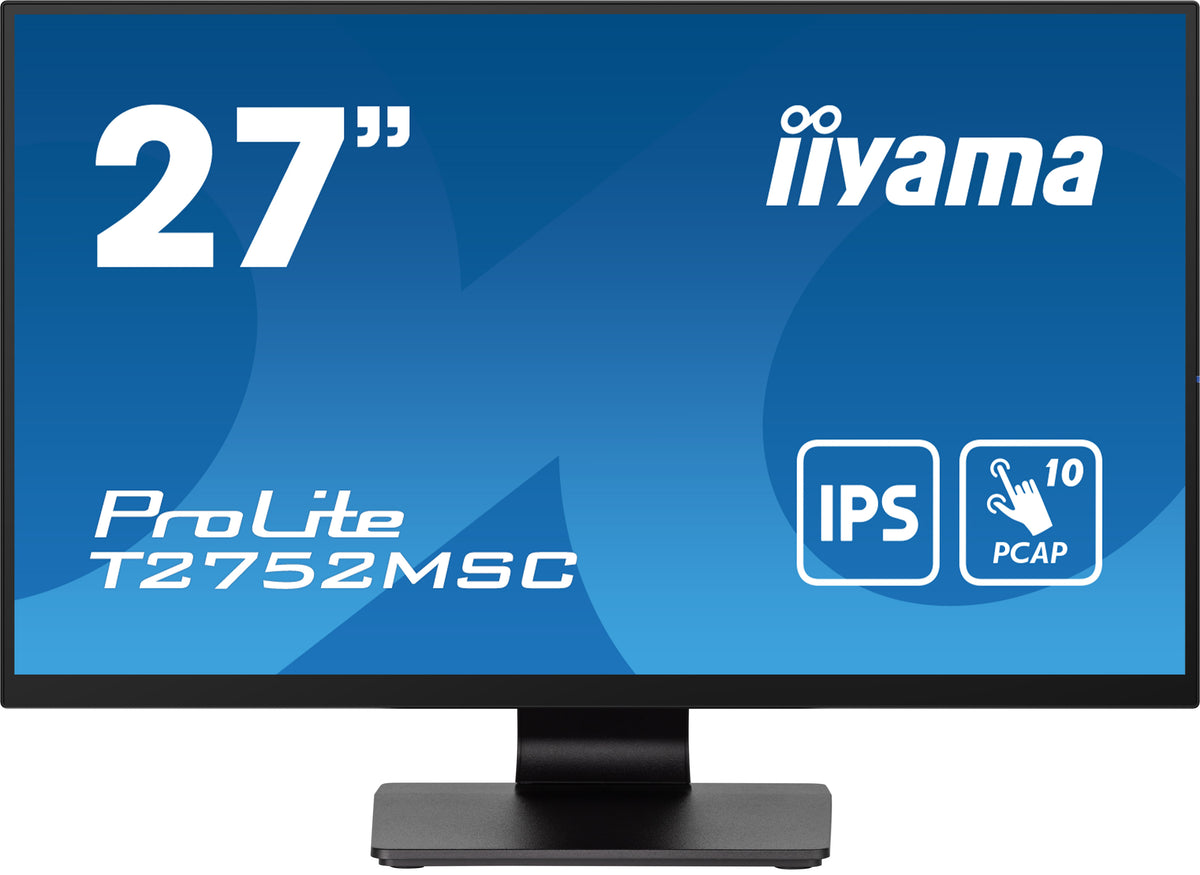 iiyama ProLite T2752MSC-B1 Computerbildschirm 68,6 cm (27") 1920 x 1080 Pixel Full HD LED Touchscreen Schwarz