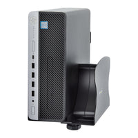 StarTech.com PC-Wandhalterung, für Computer bis zu 18 kg, werkzeuglos Verstellbare Breite (50 bis 200 mm), PC Wandmontage für Mini PC/Tower, Computer Wand-/Schreibtischhalterung