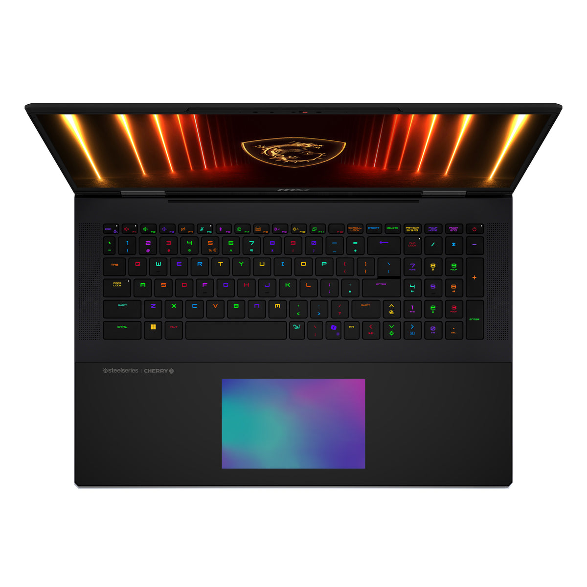 MSI Titan 18 HX AI A2XWIG-073 laptop Intel Core Ultra 9 285HX 45,7 cm (18") UHD+ 64 GB DDR5-SDRAM 6 TB SSD NVIDIA GeForce RTX 5080 Wi-Fi 7 (802.11be) Windows 11 Pro Schwarz