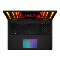 MSI Titan 18 HX AI A2XWIG-605FR Intel Core Ultra 9 285HX Laptop 45,7 cm (18") UHD+ 64 GB DDR5-SDRAM 6 TB SSD NVIDIA GeForce RTX 5080 Wi-Fi 7 (802.11be) Windows 11 Pro Schwarz AZERTY Französisch