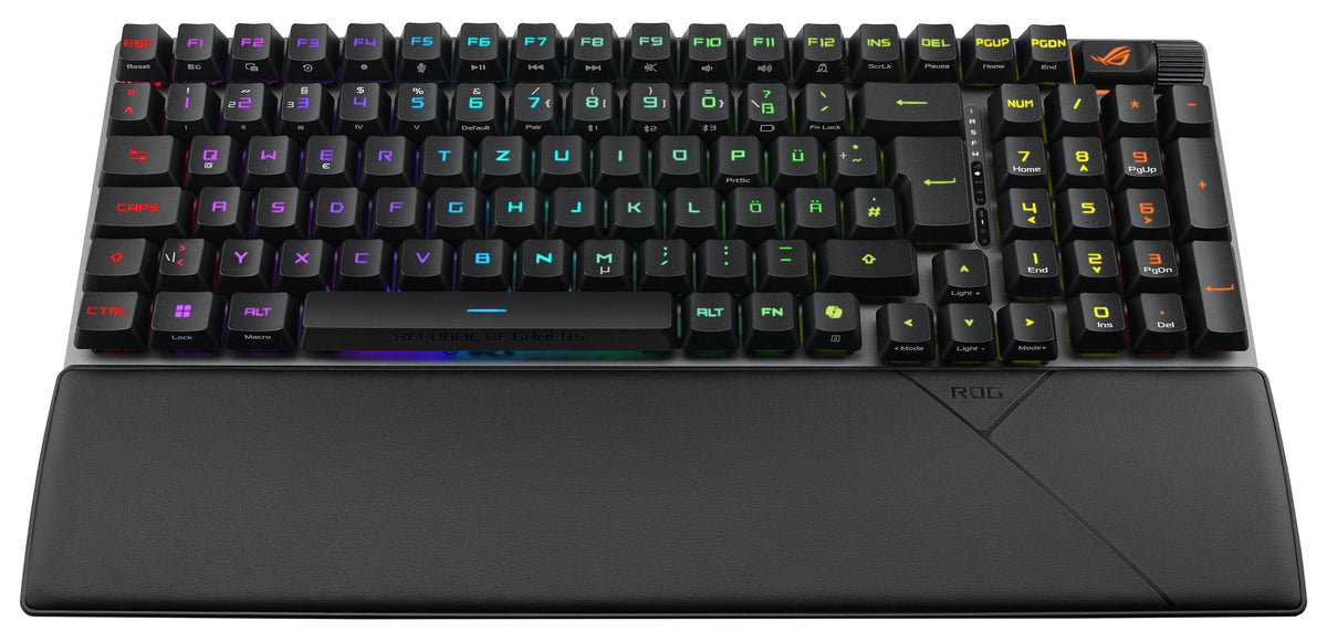 ASUS ROG Strix Scope II 96 RX Tastatur Gaming USB + RF Wireless + Bluetooth Schwarz