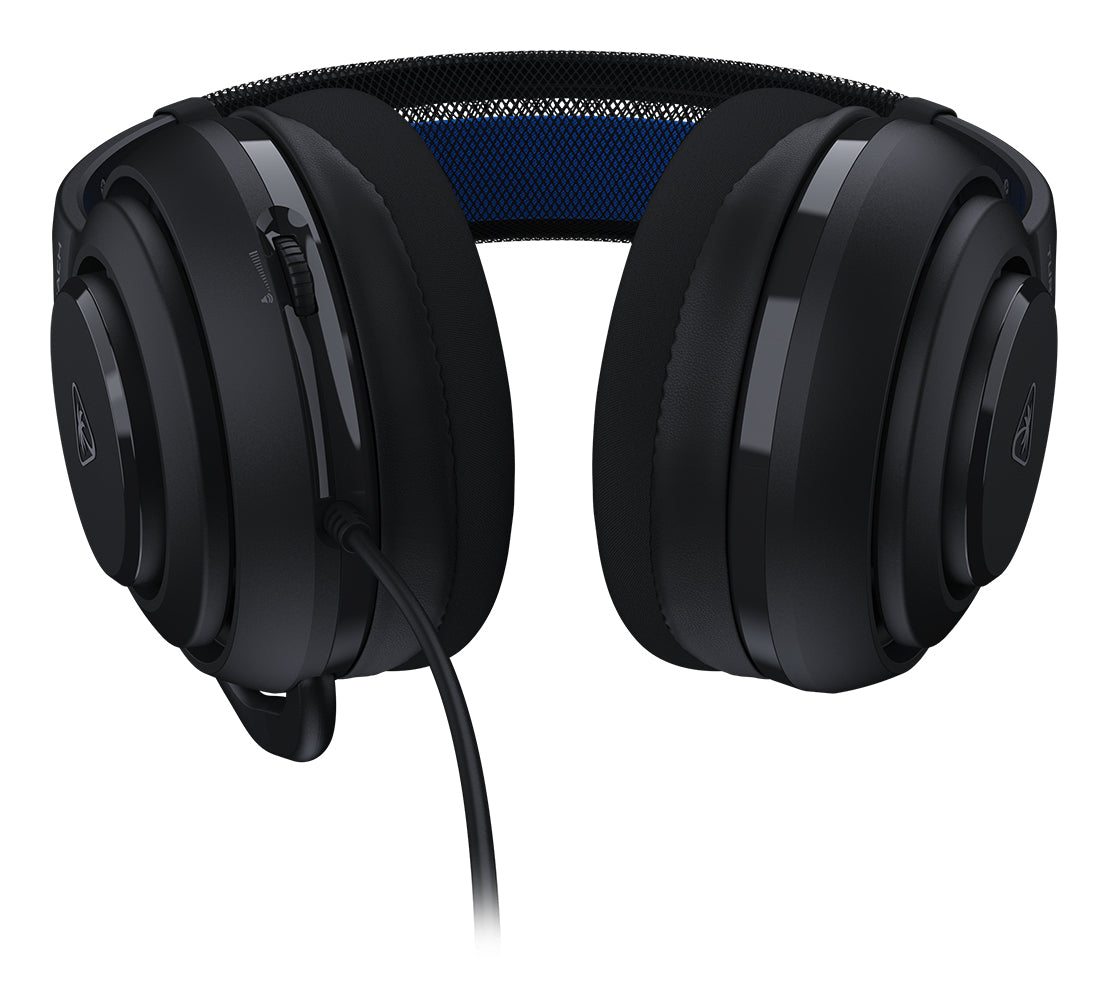 Turtle Beach Atlas 200 Wired Gaming Headset für PS5 und PS4 - offiziell lizenziert für PlayStation, Schwarz