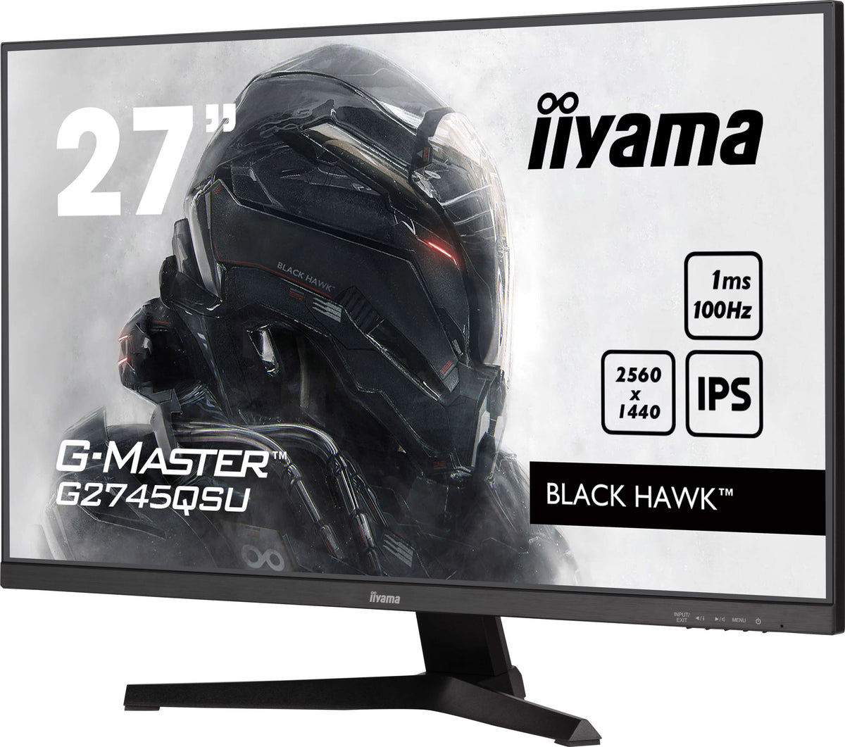 iiyama G-MASTER G2745QSU-B2 Computerbildschirm 68,6 cm (27") 2560 x 1440 Pixel Wide Quad HD LED Schwarz