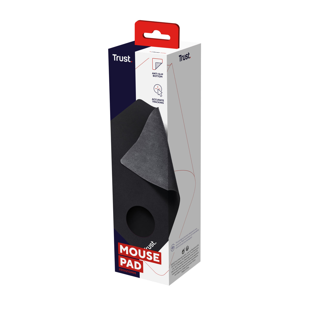 Trust 24193 Mauspad Gaming-Mauspad Schwarz