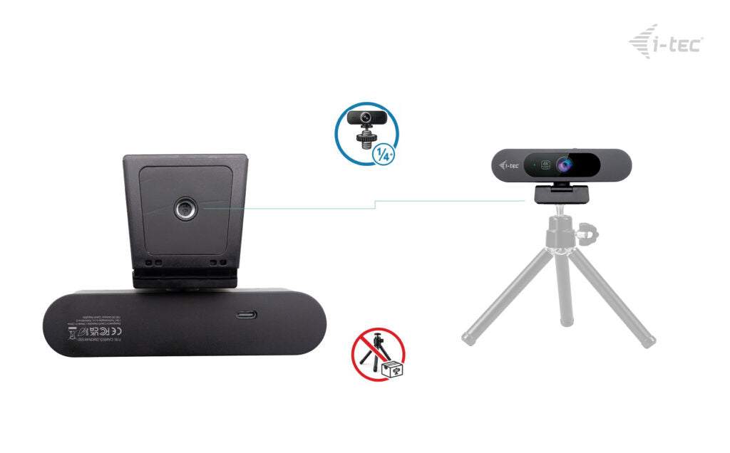 i-tec SOLOMON PRO 900 4K Webcam