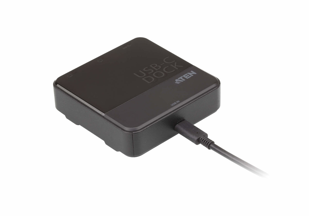 ATEN UH3233 Kabelgebunden USB 3.2 Gen 1 (3.1 Gen 1) Type-C Schwarz