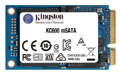 SSD Kingston KC600 256GB mSATA SATA3, lesen 550MB/s, schreiben 500MB/s
