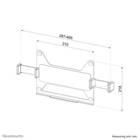 Neomounts ADS20-425BL1 Laptop-Halterung 11.6-17.3" - VESA - universal