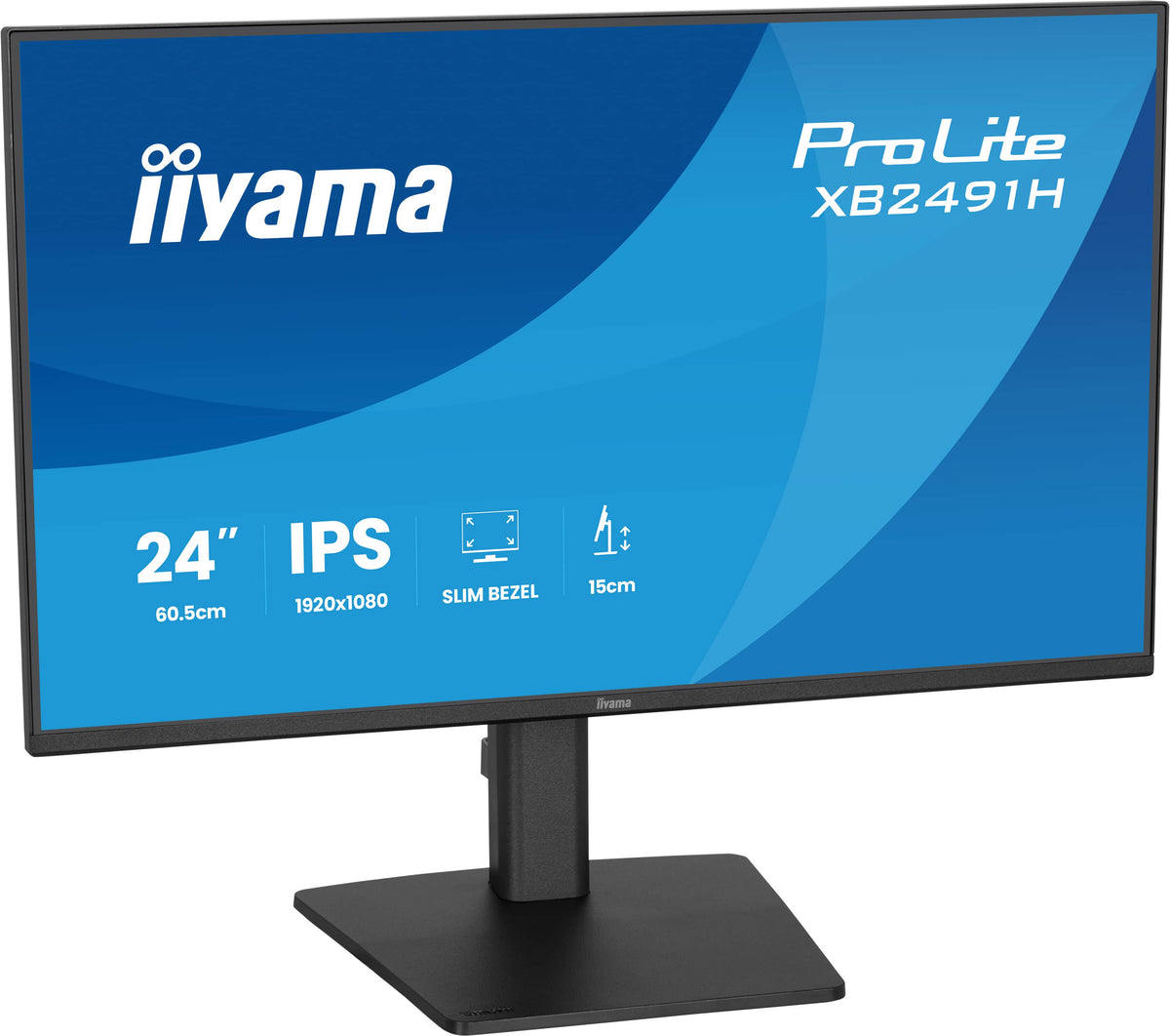 iiyama ProLite XB2491H-B1 Computerbildschirm 60,5 cm (23.8") 1920 x 1080 Pixel Full HD LCD Schwarz