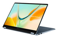 ASUS Vivobook S14 Flip TP5408QA-U2114W Copilot+ PC Snapdragon X1-26-100 Hybrid (2-in-1) 35,6 cm (14") Touchscreen WUXGA 16 GB LPDDR5x-SDRAM 512 GB SSD Wi-Fi 6E (802.11ax) Windows 11 Home Blau