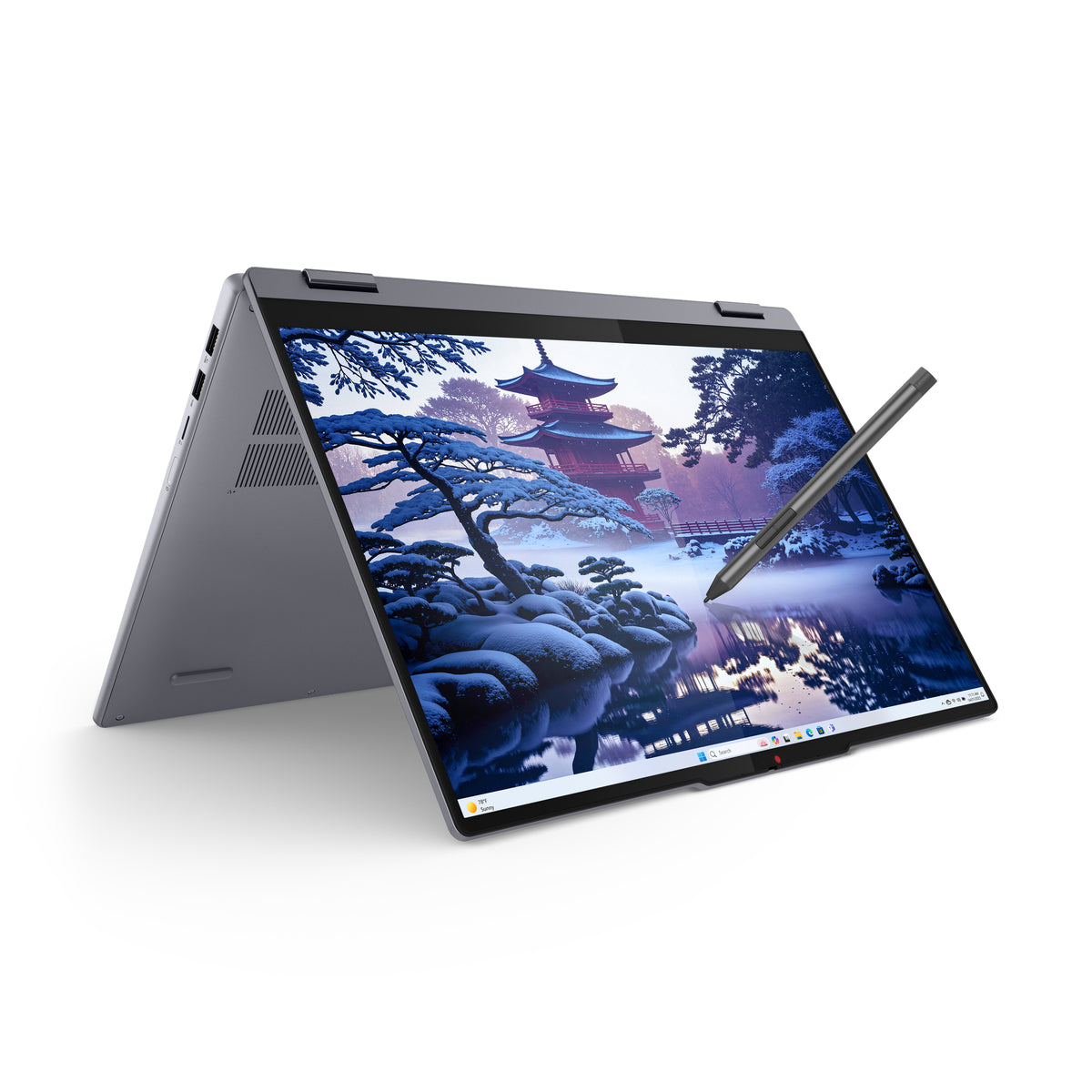 Lenovo IdeaPad 5 2-in-1 16IAL10 Intel Core Ultra 5 225U Hybrid (2-in-1) 40,6 cm (16") Touchscreen WUXGA 16 GB LPDDR5x-SDRAM 1 TB SSD Wi-Fi 7 (802.11be) Windows 11 Home Grau Deutsch