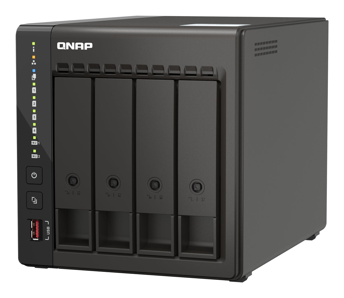 QNAP TS-453E NAS Tower Intel® Celeron® J6412 8 GB 0 TB QNAP QTS Schwarz
