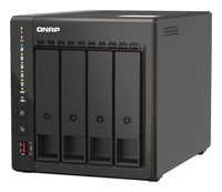 QNAP TS-453E NAS Tower Intel® Celeron® J6412 8 GB 0 TB QNAP QTS Schwarz