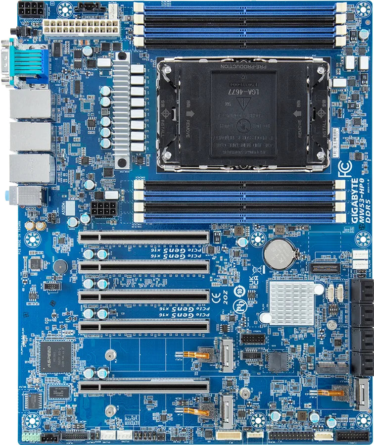 GIGABYTE MW53-HP0 Intel W790 LGA 4677 (Socket E) ATX