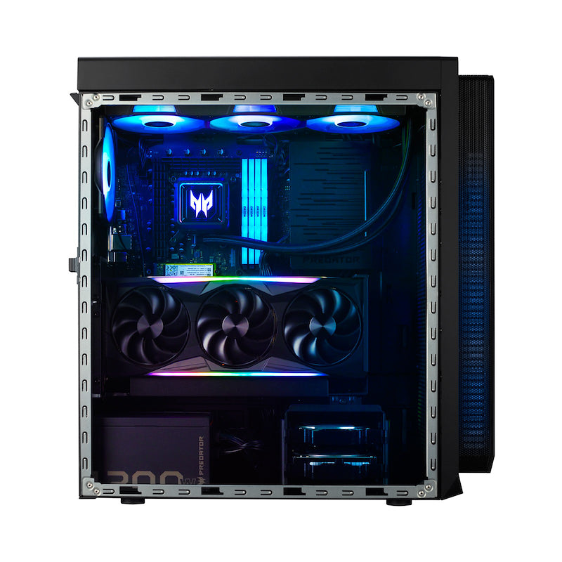 Acer Predator Orion 7000 PO7-660 Intel Core Ultra 7 265KF 32 GB DDR5-SDRAM 2 TB SSD NVIDIA GeForce RTX 5090 Windows 11 Home Desktop PC Schwarz