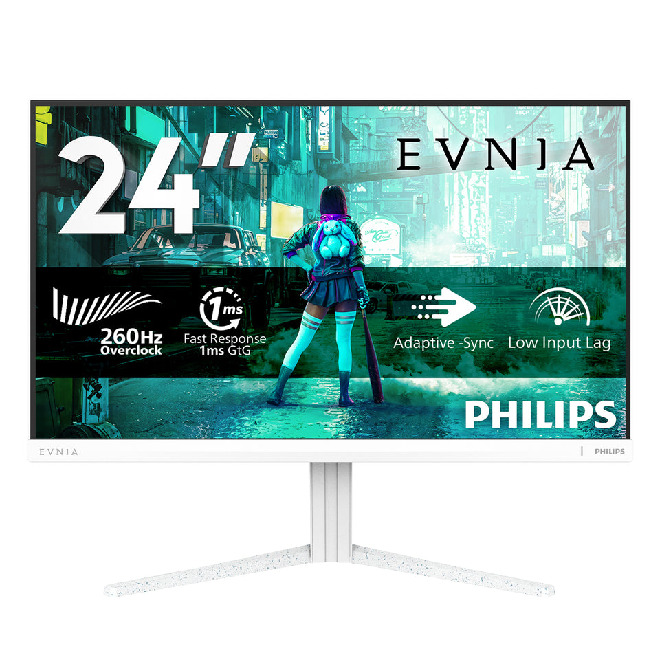 Écran d'ordinateur Philips Evnia 3000 24M2N3201P/00 60,5 cm (23.8") 1920 x 1080 pixels Full HD LCD Blanc