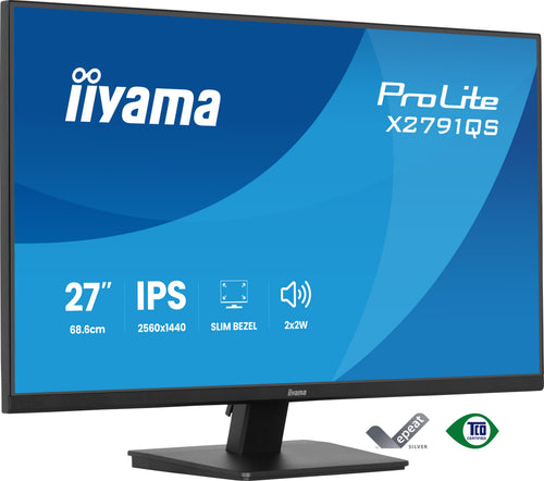 iiyama ProLite X2791QS-B1 Computerbildschirm 68,6 cm (27") 2560 x 1440 Pixel Quad HD LED Schwarz