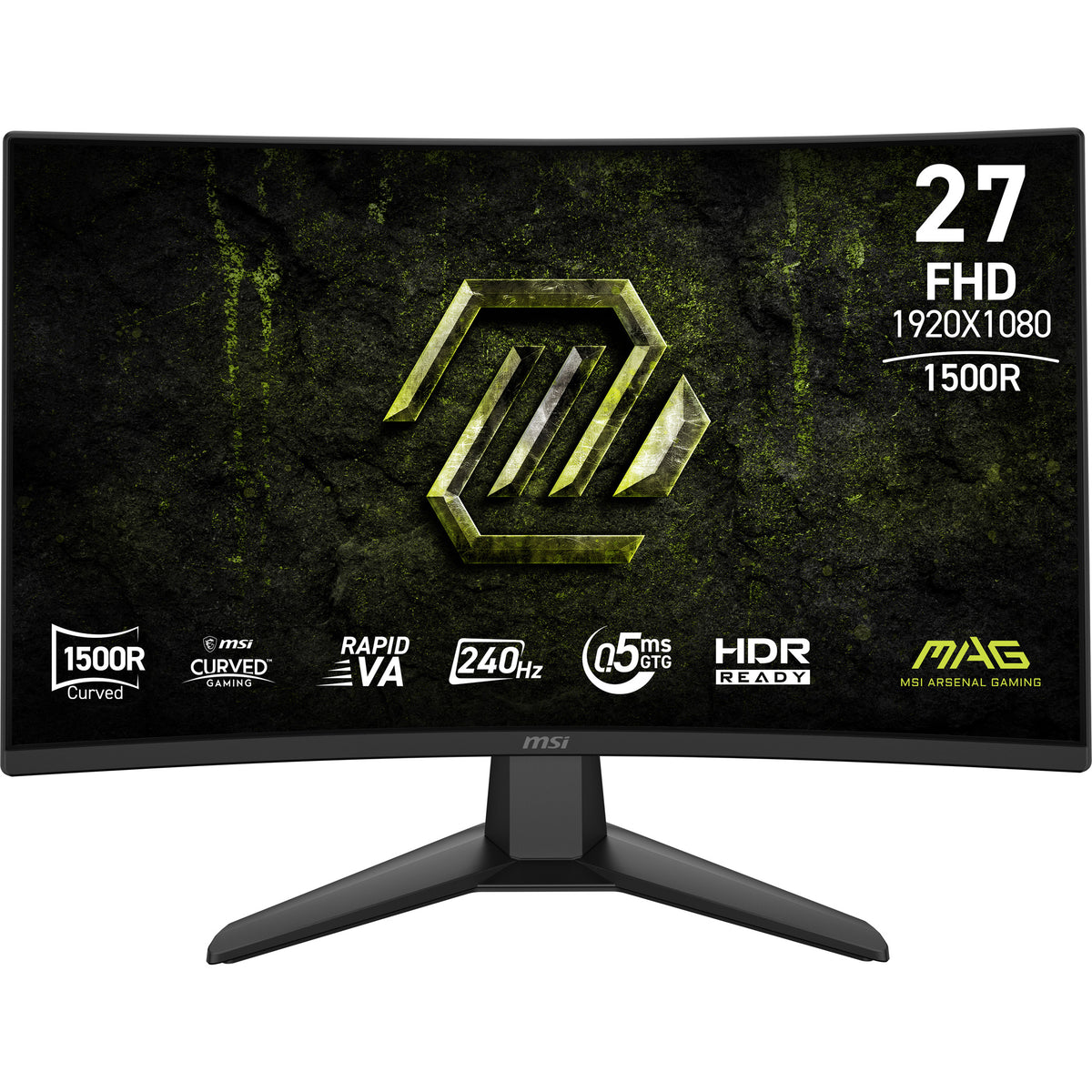 MSI MAG 274CF X24 Computerbildschirm 68,6 cm (27") 1920 x 1080 Pixel Full HD Schwarz