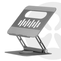 CLUB3D Verstellbarer Aluminium-Laptop-Ständer mit USB-C® Hub