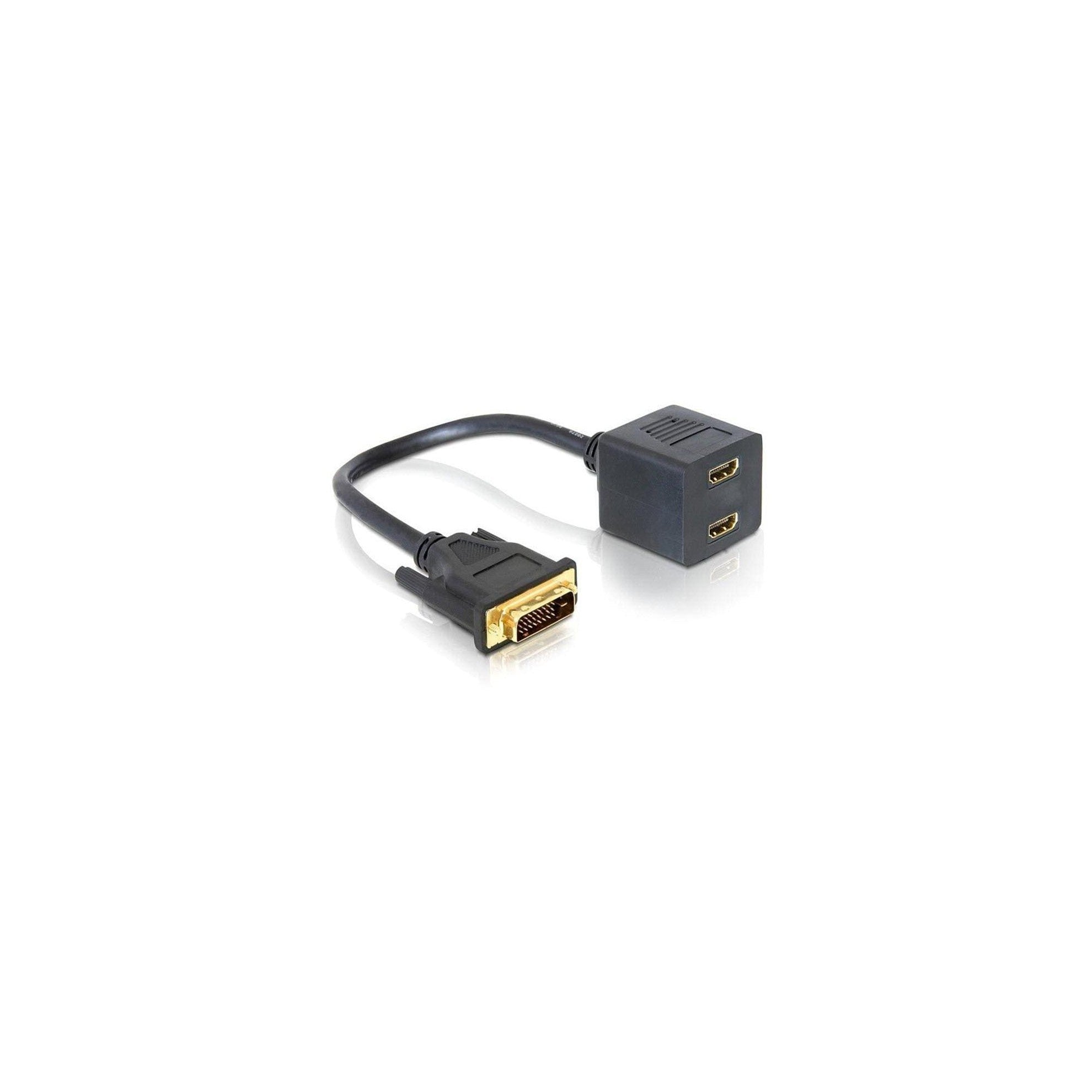 Delock Monitorsplitter DVI-D zu 2xHDMI