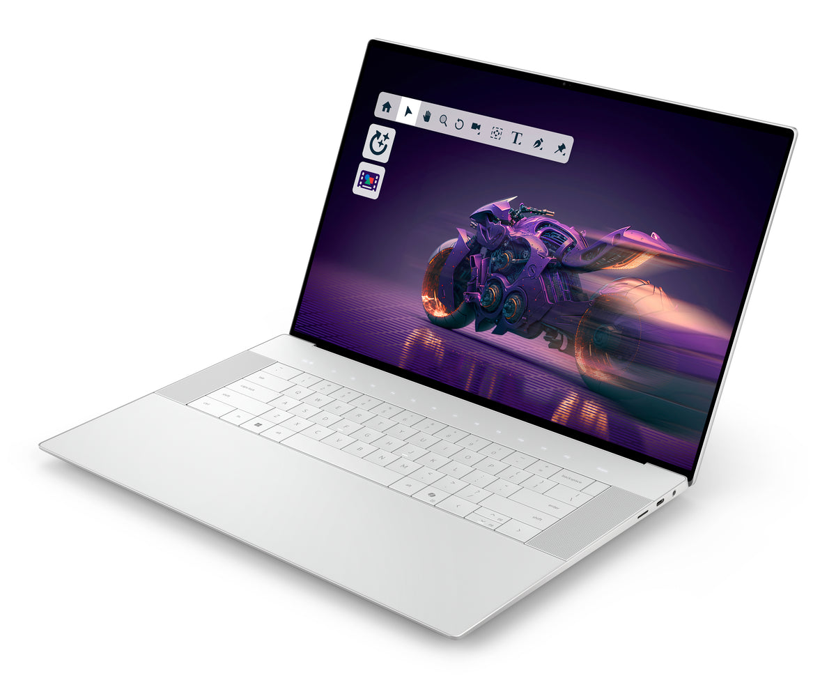 DELL 16 Premium DA16250 Intel Core Ultra 7 255HX Laptop 41,4 cm (16.3") Touchscreen 4K Ultra HD 32 GB LPDDR5x-SDRAM 1 TB SSD NVIDIA GeForce RTX 5060 Wi-Fi 7 (802.11be) Windows 11 Pro Deutsch Platin