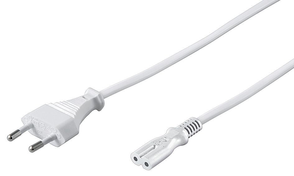 Microconnect PE030730W Stromkabel Weiß 3 m Netzstecker Typ C C7-Koppler