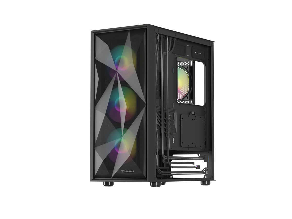 GENESIS Diaxid 605 ARGB Midi Tower Schwarz