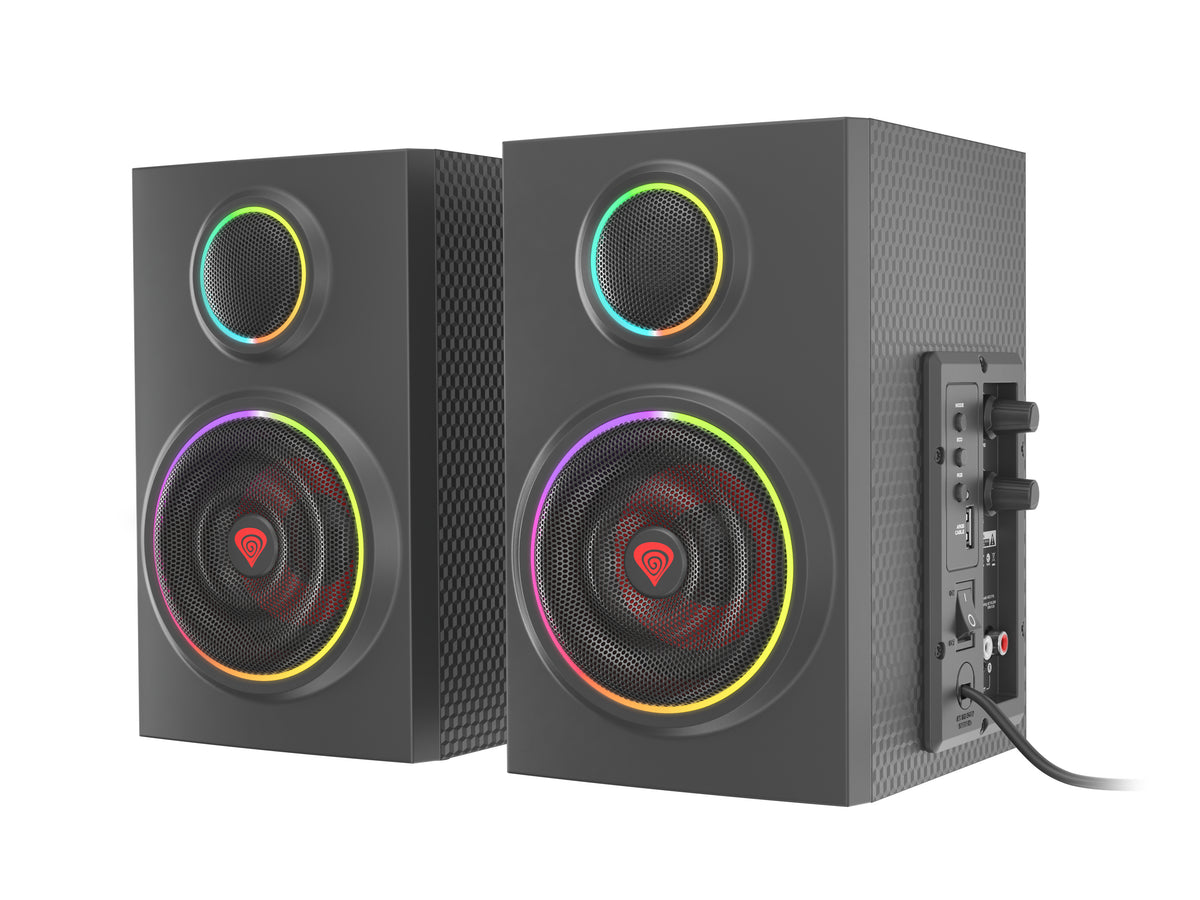 GENESIS Helium 300 BT Lautsprecherset 24 W PC/Laptop Schwarz 2.0 Kanäle 2-Wege Bluetooth
