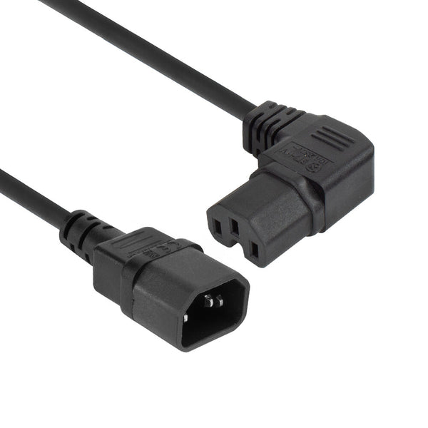 Cavo di alimentazione ACT AK5355 nero 0,6 m IEC C14 IEC C15