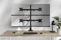 Neomounts DS60-600BL2-2 Quadruple-Monitorarm für vier Bildschirme 10-32"