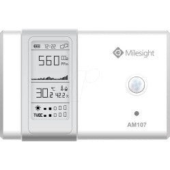 IoT Milesight Indoor Ambience Monitoring Sensor LoRaWAN Temp. Humidity CO2 PIR Light TVOC hPA E-Ink Display