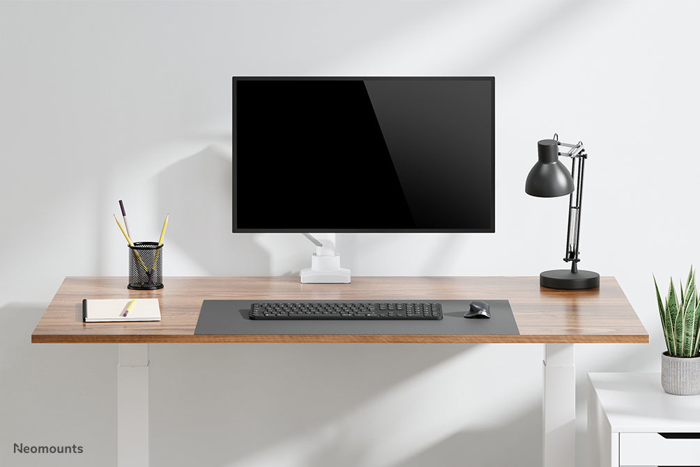 Neomounts DS70-450WH1 Monitorarm 17-42" - Gasfeder - Topfix - 180°-Stopp