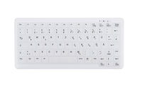 Contour Design Active Key Contour ClassicClean Medizinische Tastatur Abnehmbare Abdeckung Mini Kabelgebunden Weiß DE C4110