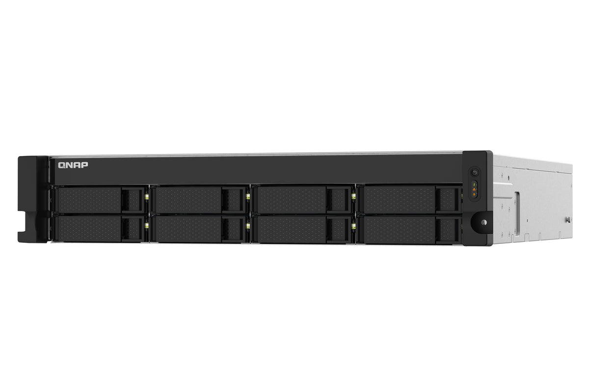 QNAP TS-832PXU-RP NAS Rack (2U) Annapurna Labs AL324 4 GB DDR4 0 TB QNAP Turbo System Schwarz