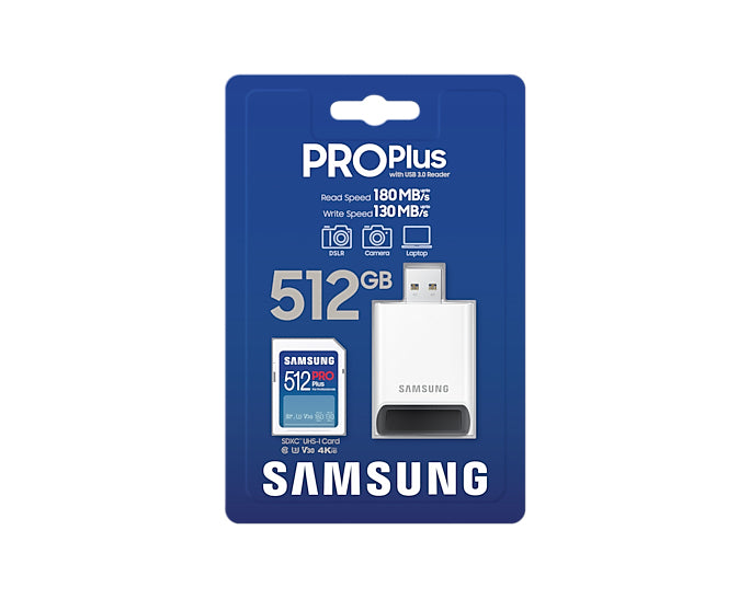 Samsung PRO Plus MB-SD512SB/WW Speicherkarte 512 GB SDXC UHS-I