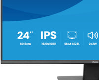 iiyama ProLite X2493HSU-B1 Computerbildschirm 60,5 cm (23.8") 1920 x 1080 Pixel Full HD LED Schwarz