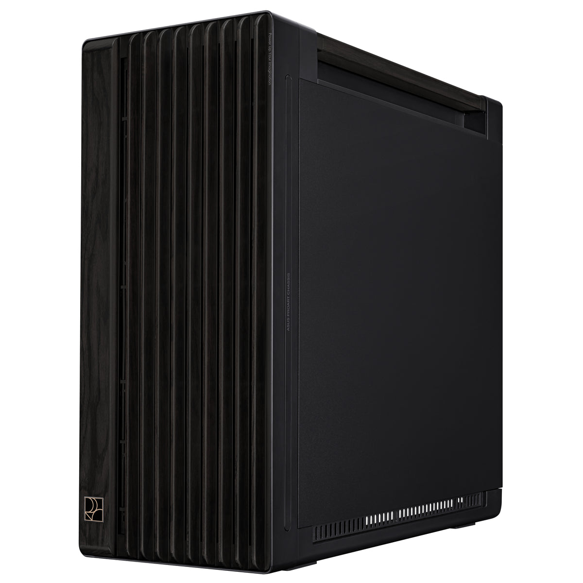 ASUS ProArt PA602 Wood Edition – Metal Panel Midi Tower Schwarz