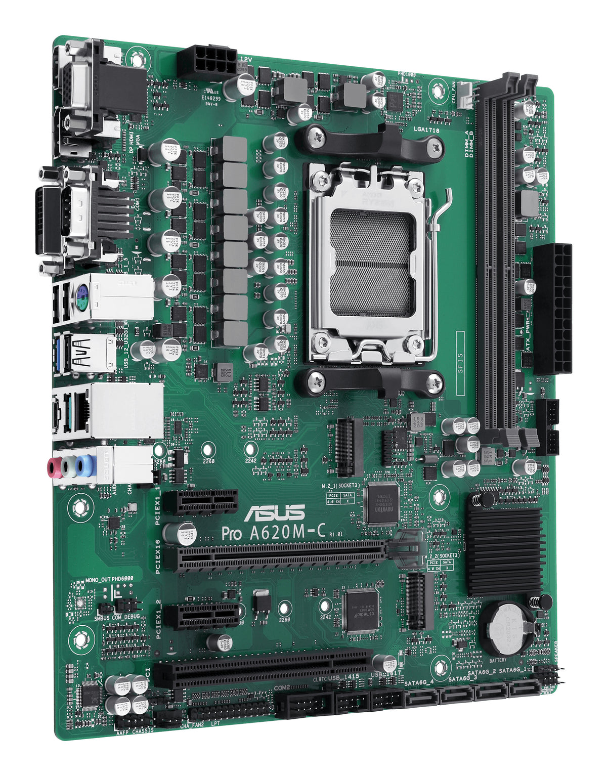ASUS PRO A620M-C-CSM AMD A620 Sockel AM5 micro ATX