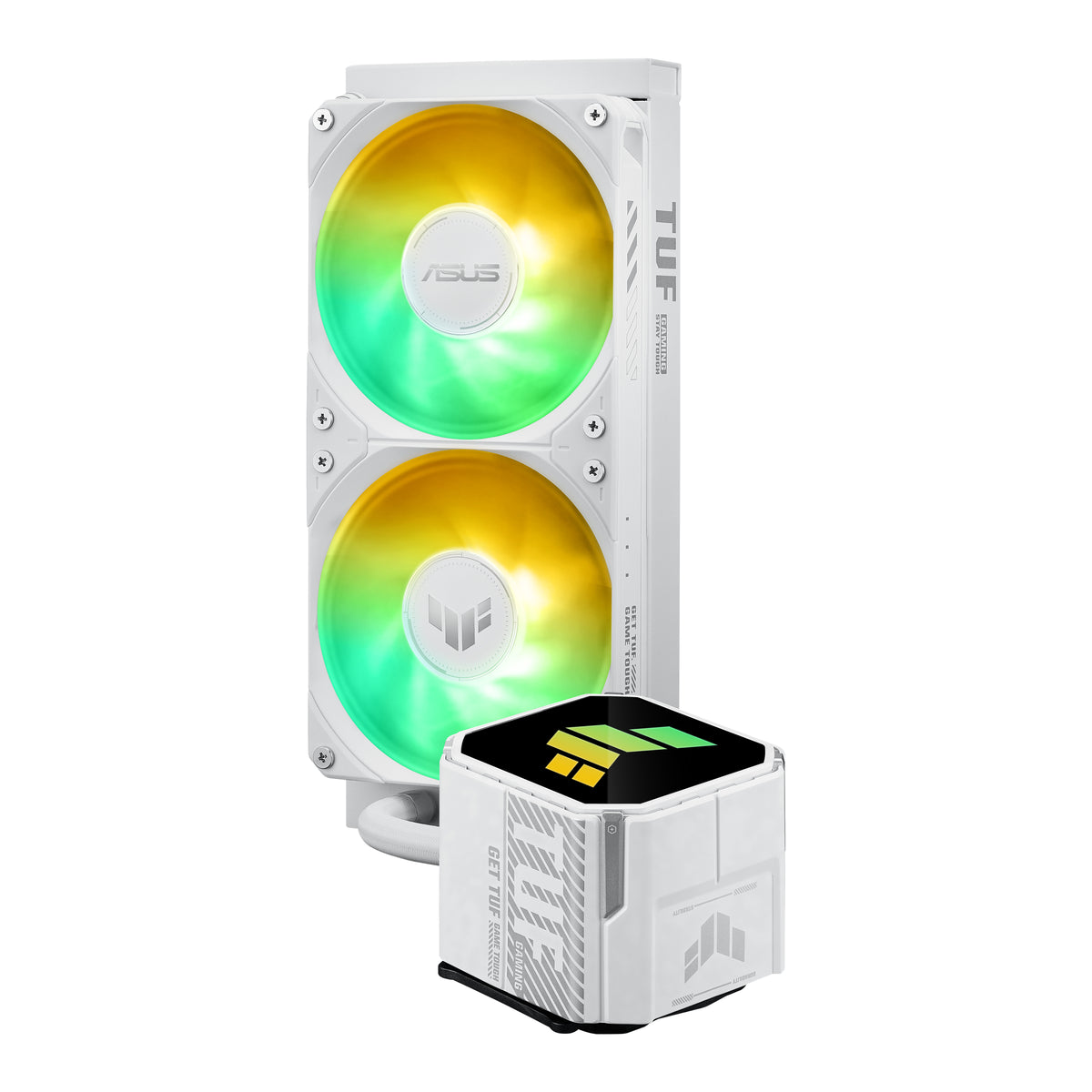 ASUS TUF Gaming LC III 240 ARGB White Edition Prozessor All-in-One-Flüssigkeitskühler 12 cm Weiß