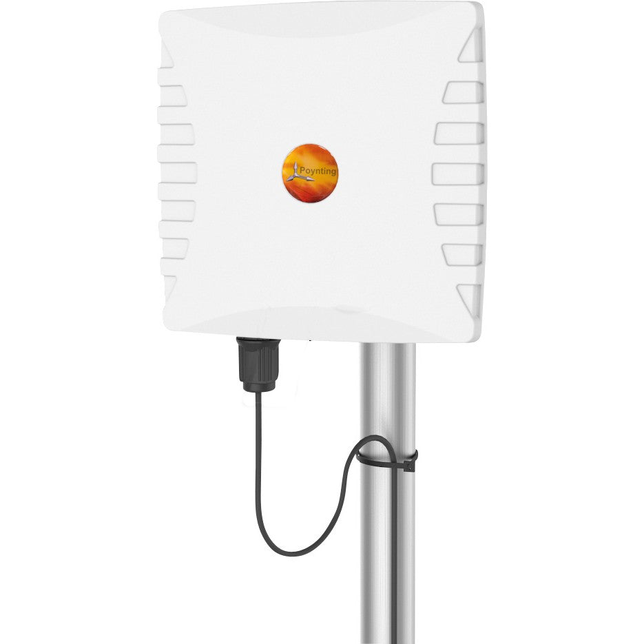Poynting Antennas Wi-Fi Mast/Wand A-WLAN-060-V1 weiß SMA (F) 2.4 GHz/5GHz 18dBi Dual-Band-Directional Antenne
