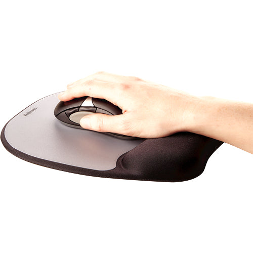 Fellowes 9175801 Mauspad Schwarz, Silber
