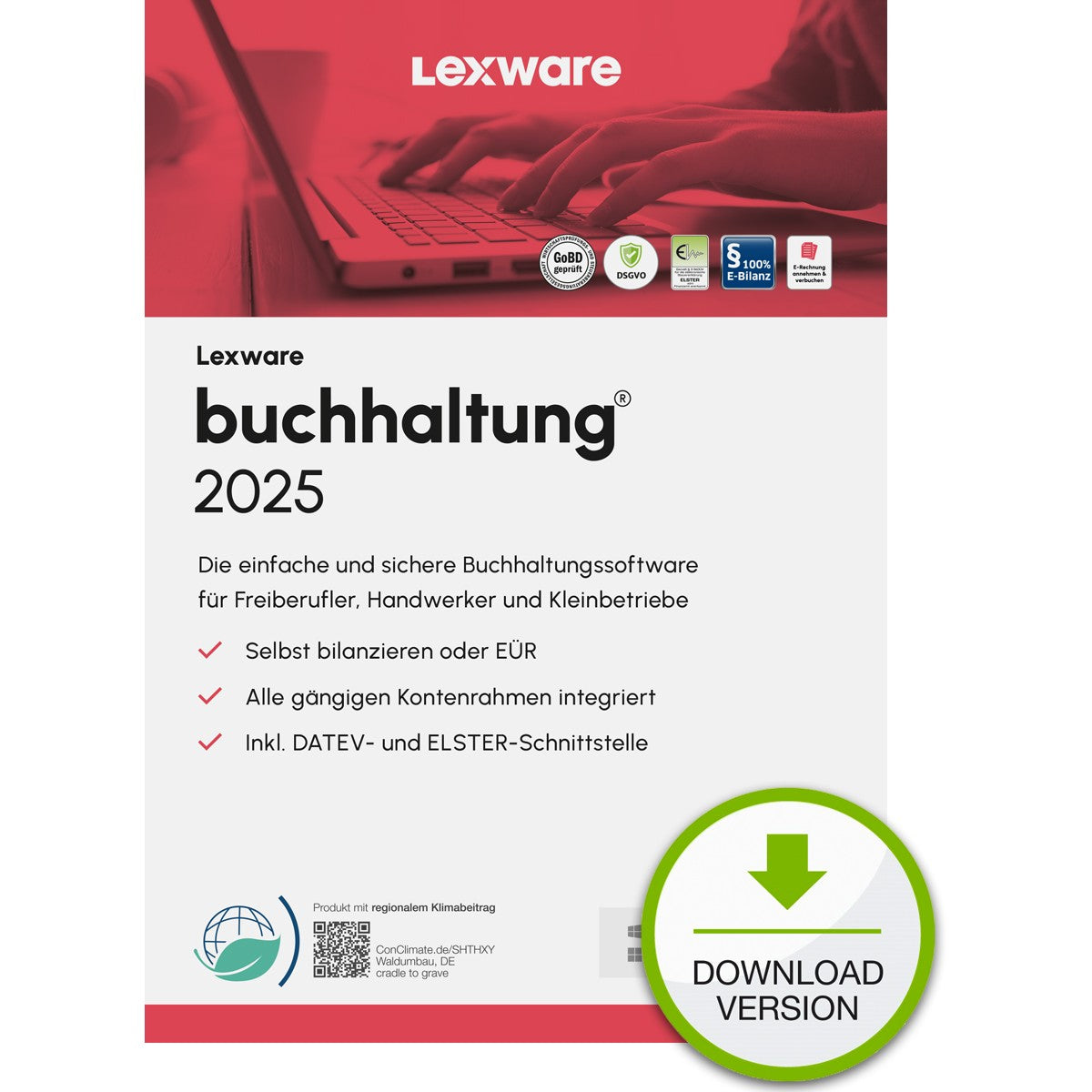 Lexware Buchhaltung 2025 - 1 Device. 1 Year - ESD-DownloadESD