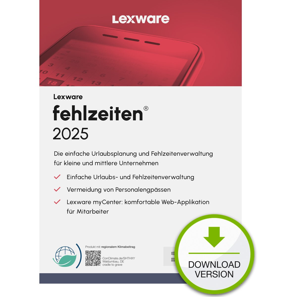 Lexware Fehlzeiten 2025 - 1 Device. ABO - ESD-DownloadESD