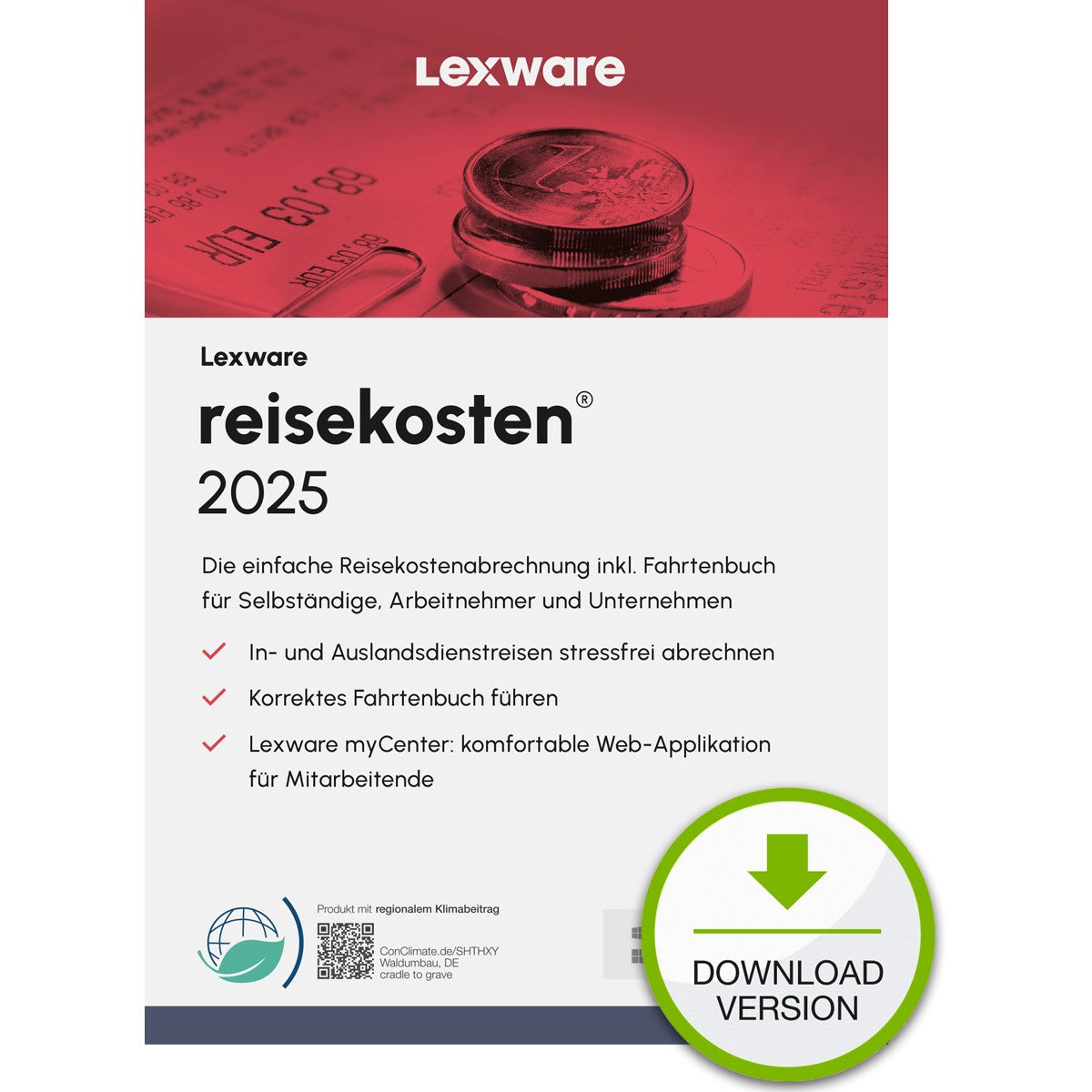 Lexware Reisekosten 2025 - 1 Device. 1 Year - ESD-DownloadESD