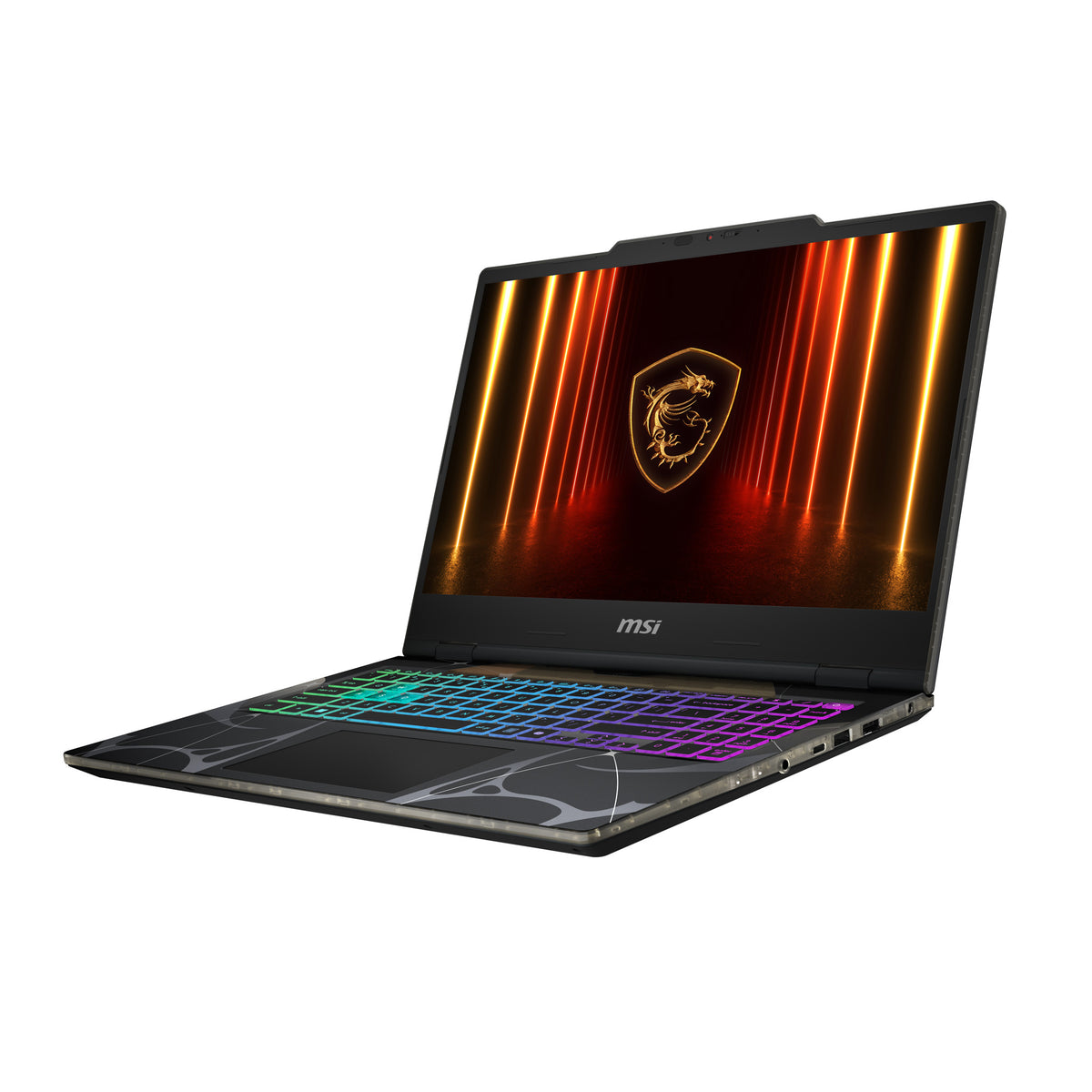 MSI Cyborg A15 AI B2HWFKG-009FR AMD Ryzen™ 7 260 Laptop 39,6 cm (15.6") Full HD 16 GB DDR5-SDRAM 512 GB SSD NVIDIA GeForce RTX 5060 Wi-Fi 6E (802.11ax) Windows 11 Home Schwarz
