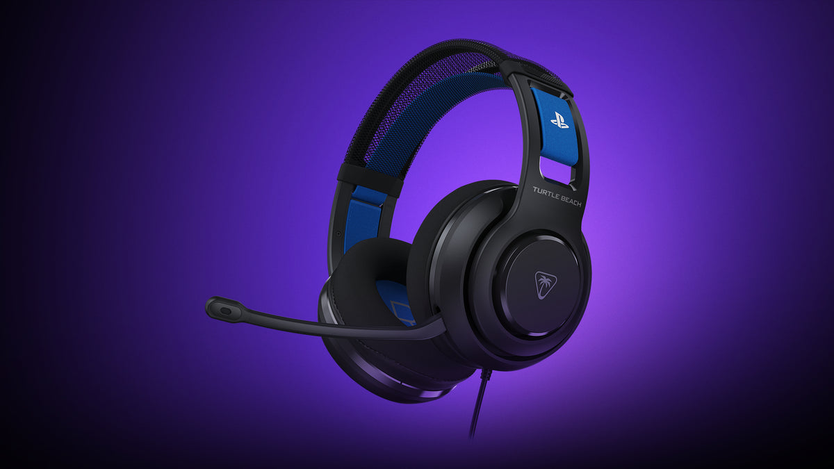 Turtle Beach Atlas 200 Wired Gaming Headset für PS5 und PS4 - offiziell lizenziert für PlayStation, Schwarz
