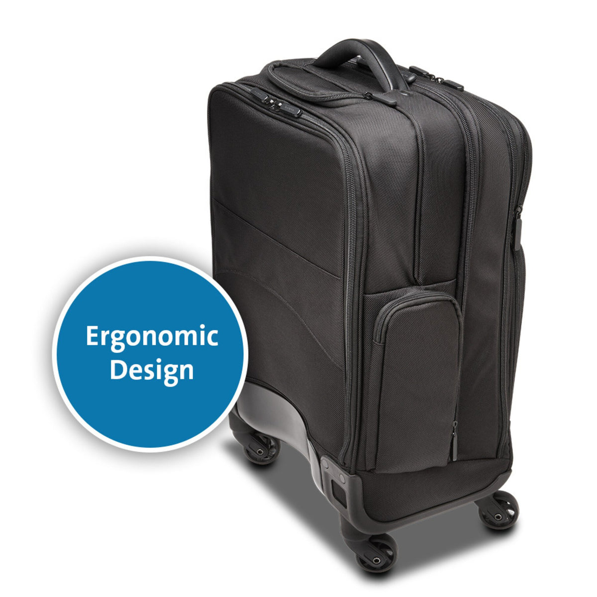 Kensington Contour™ 2.0 17” Pro Overnight Laptop Spinner