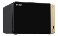 QNAP TS-664 NAS Tower Intel® Celeron® N5095 8 GB DDR4 0 TB QNAP QTS Schwarz, Bronze